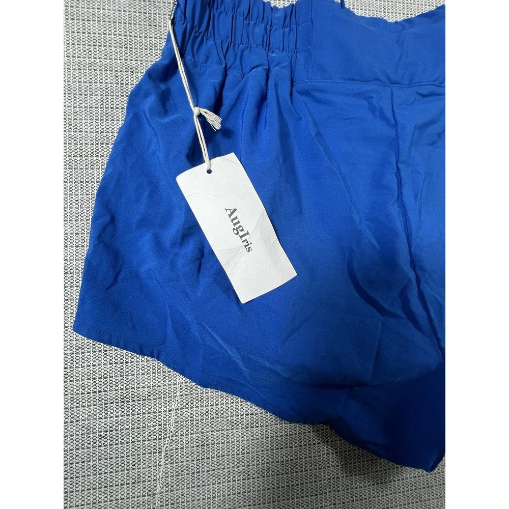 AUgIris Short XL Charming Wear Cozy & Unique‎ & Fashionable Blue, White